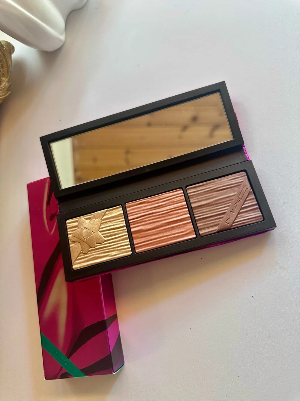 MAC Cosmetics Shiny Pretty Things Face Palette Trio in Medium Deep